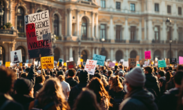 Studentesse della Sapienza protestano contro i femminicidi