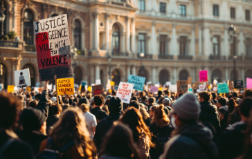 Studentesse della Sapienza protestano contro i femminicidi