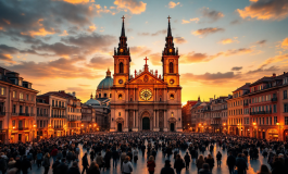 Fiaccolata a San Giovanni Rotondo per Papa Francesco