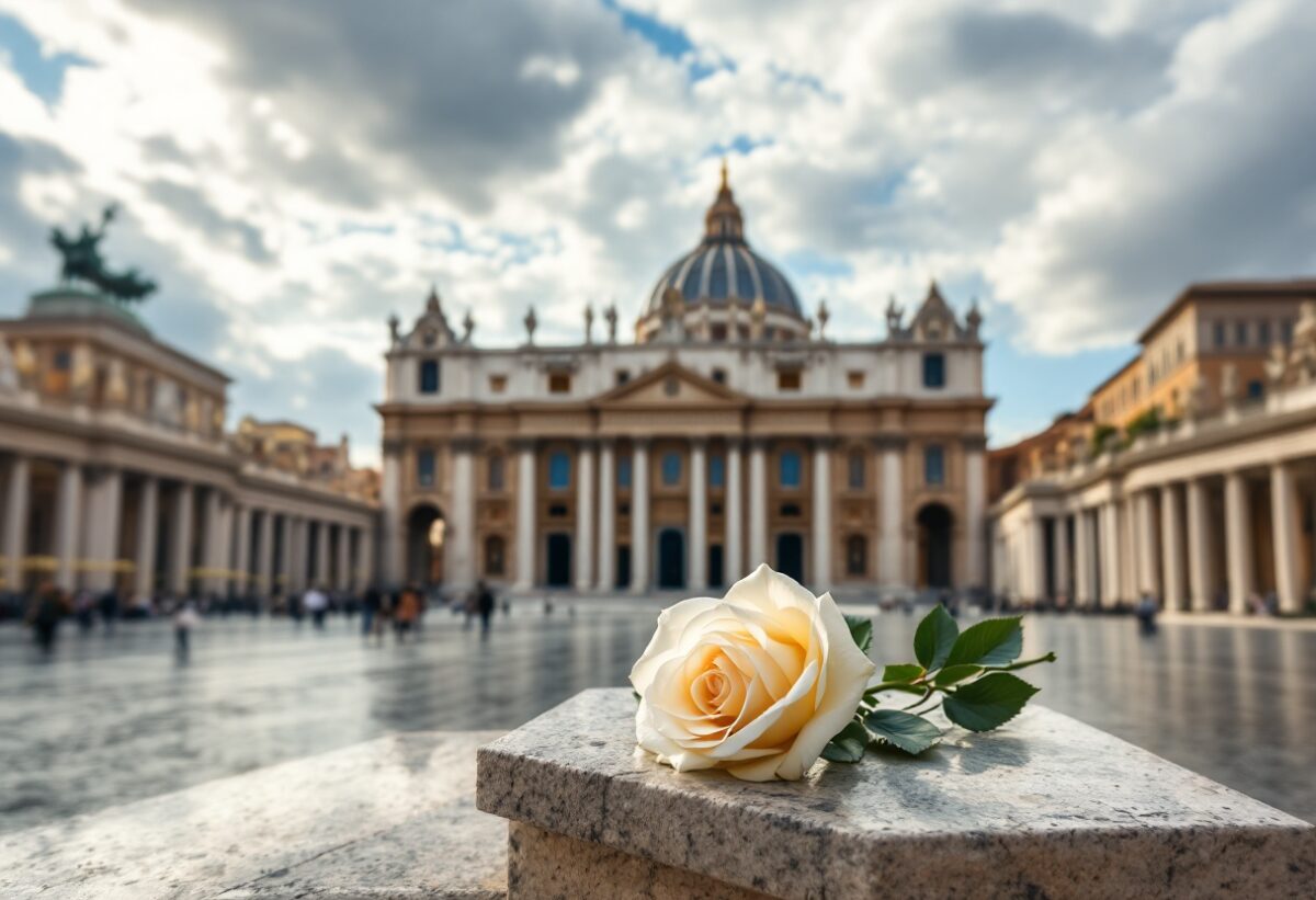 Folla in preghiera a Santa Maria Maggiore per Papa Francesco