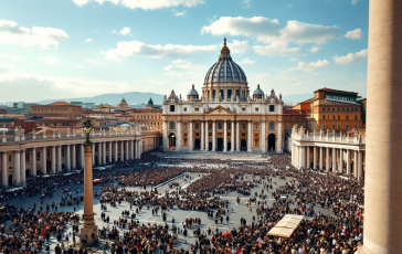 Folla in lutto rende omaggio a Papa Francesco