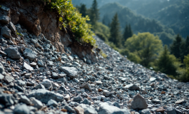 Immagine di frane e disastri ambientali in corso