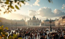 Dispositivo di sicurezza per i funerali del Papa a Roma