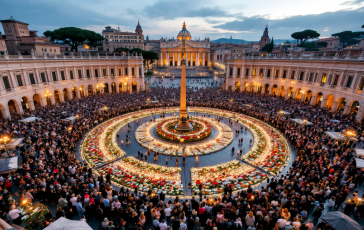 Funerali di Papa Francesco con folla a Roma