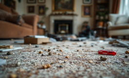 Immagine di un appartamento a Milano dopo un furto