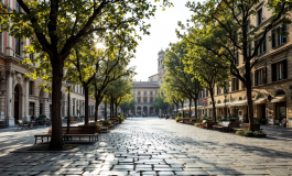 Giancarlo Gentilini, ex sindaco di Treviso, in un evento pubblico