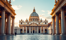 Giorgia Meloni partecipa alla messa per San Giovanni Paolo II