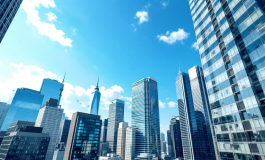 Giorgia Meloni durante una conferenza sul commercio Italia-USA