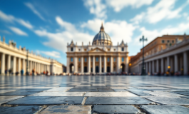 Giovani in piazza San Pietro rendono omaggio a Papa Francesco