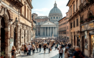 Preparativi per il Giubileo a Roma con pellegrini in arrivo