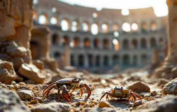 Granchi imperiali in un ecosistema romano unico