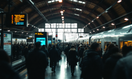 Pendolari milanesi in attesa a Treviglio per guasti ferroviari