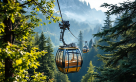 Funivia del Faito con passeggeri bloccati in sicurezza