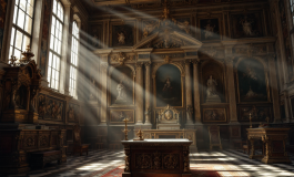 Immagine del conclave per l'elezione del Papa