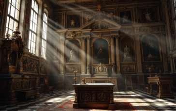 Immagine del conclave per l'elezione del Papa