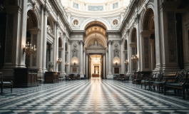 Camerlengo della Chiesa cattolica in cerimonia ufficiale