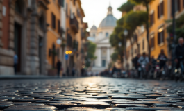 Feretro di Papa Francesco durante il percorso di memoria