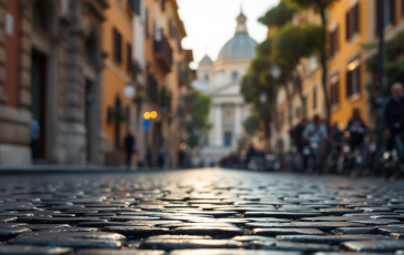 Feretro di Papa Francesco durante il percorso di memoria