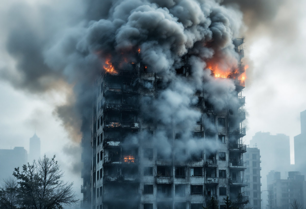 Incendio in condominio a Bottegone: evacuate dieci famiglie