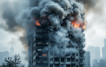 Incendio in un condominio a Bottegone con evacuazione