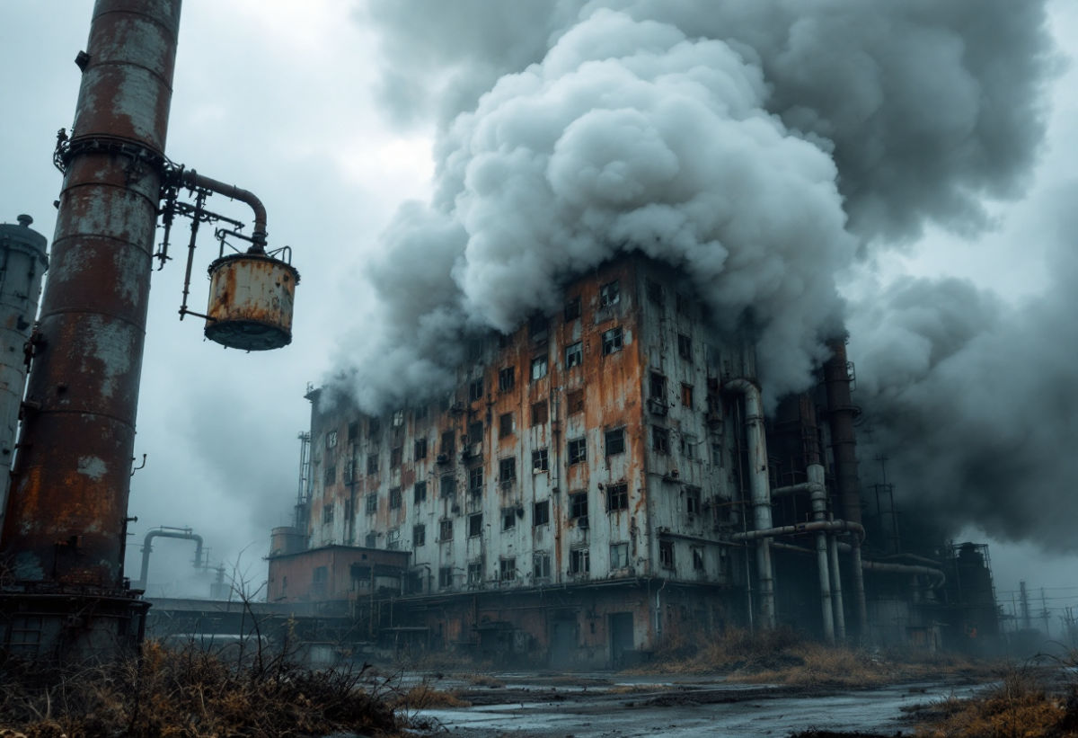 Incendio nell'area industriale di Pascarola: allerta per la popolazione