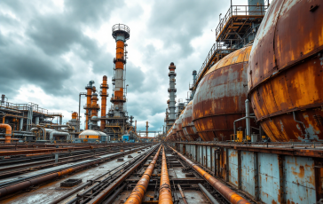 Incendio alla raffineria Sonatrach di Augusta con operai