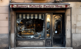 Intervento dei vigili del fuoco durante un incendio a Roma