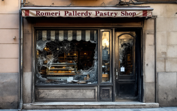 Intervento dei vigili del fuoco durante un incendio a Roma
