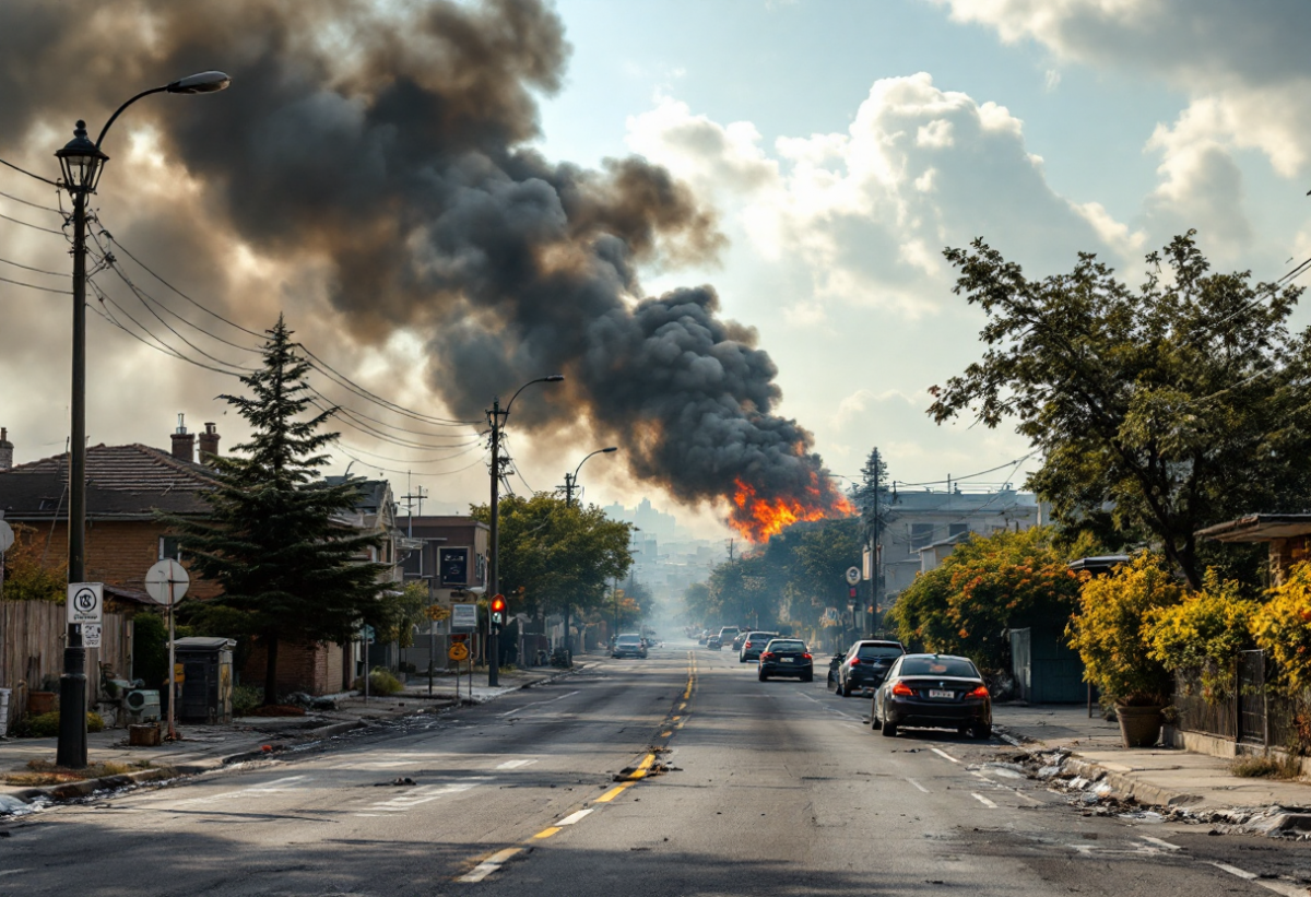 Incendio devastante a Umbertide: fumi tossici e intervento immediato