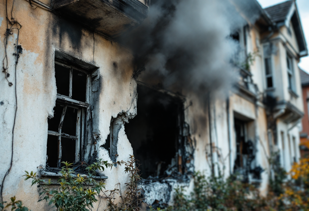 Incendio devastante ad Acerra: un morto e un ferito grave