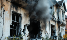 Incendio devastante ad Acerra con soccorsi in azione