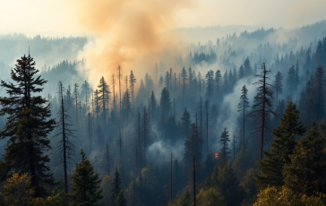 Incendio devastante nel bosco sopra Prato allo Stelvio