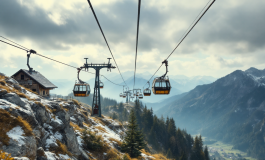 Immagine dell'incidente alla funivia del monte Faito