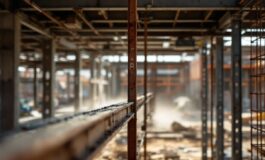 Immagine di un cantiere dopo un incidente mortale