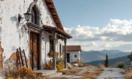 Immagine degli incidenti nel Cpr albanese di Gjader