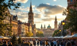 Polizia di Milano durante un'indagine post-manifestazione