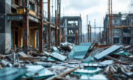 Luogo dell'infortunio mortale sul lavoro a Lido di Camaiore