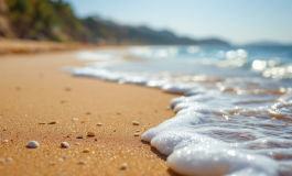 Meduse colorate galleggiano nel mare del Poetto