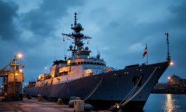 Nave militare donata dall'Italia all'Albania