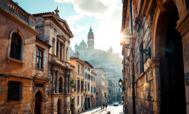 Il Papa che prega in un momento di crisi