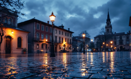 Alberto Stasi durante un evento a Garlasco