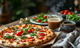 Immagine della tavola di Papa Francesco con piatti tradizionali