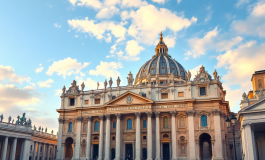 Fedeli in preghiera dopo la morte di Papa Francesco