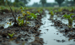 Immagine dei danni causati dal maltempo nel Nord Italia