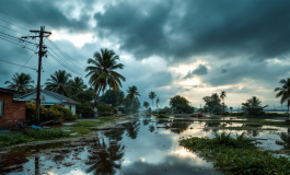 Immagine che mostra i danni causati dal maltempo in Italia