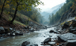 Frane e allagamenti causati dal maltempo in Italia