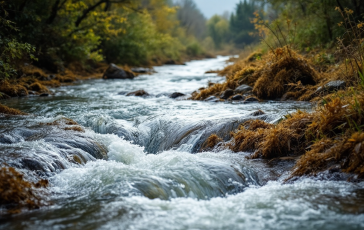 Fiumi in piena in Piemonte durante il maltempo