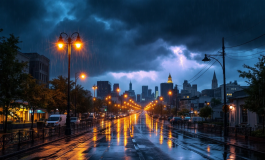 Immagine di nubifragi e allerta meteo in Italia