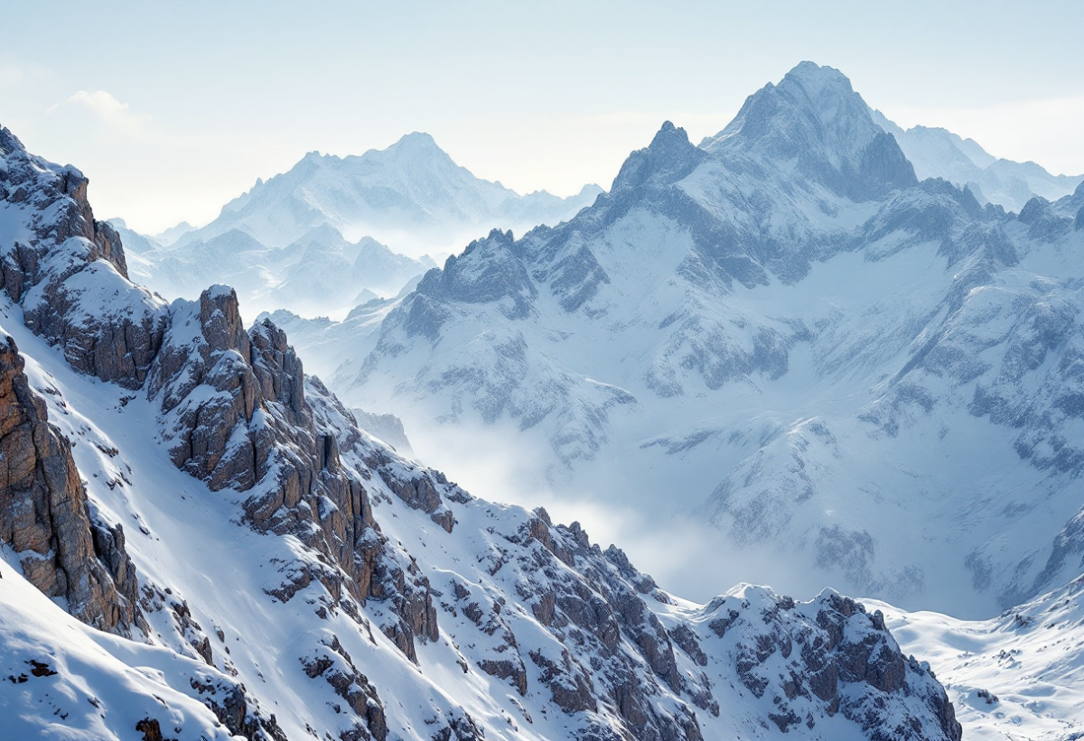 Marmolada: un inverno da record tra neve e venti impetuosi