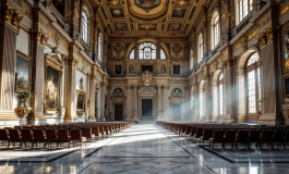 Matteo Salvini durante la sua candidatura alla Lega